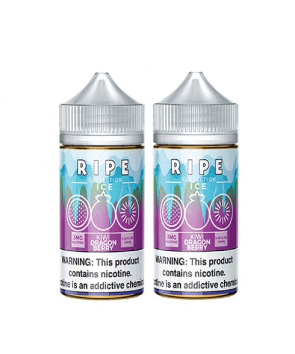 2PACK BUNDLE Kiwi Dragon Berry On Ice by Vape 100 Ripe Collection 200ml (2x100ml)