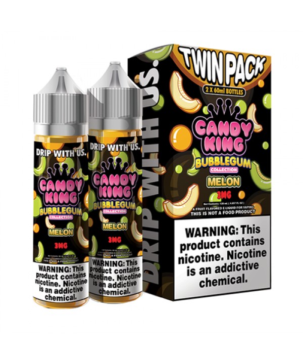 Melon by Candy King Bubblegum Collection 120ml (2x60ml)