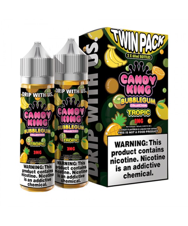 Tropic by Candy King Bubblegum Collection 120ml (2x60ml)