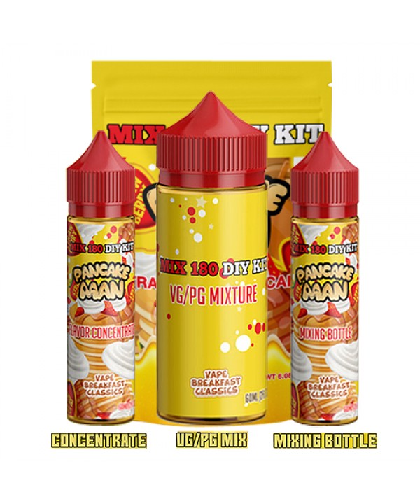 Pancake Man Mix 180 DIY Kit by Vape Breakfast Classics 180ml (3x60ml)