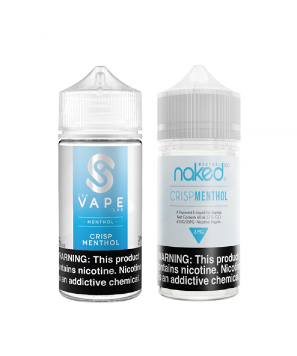 Crisp Menthol by USA Vape Lab 100ml | Naked 100 Menthol 60ml