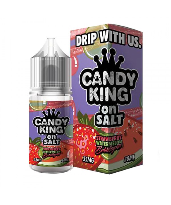 Strawberry Watermelon Bubblegum by Candy King On Salt 30ml