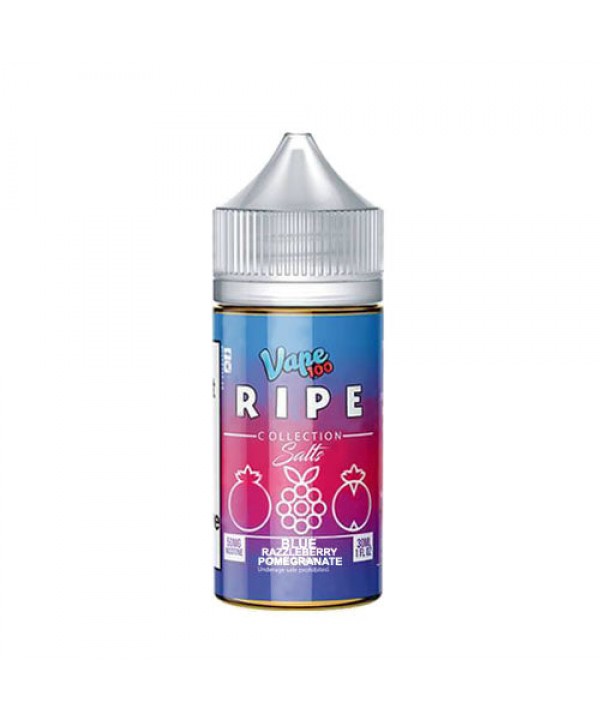 Blue Razzleberry Pomegranate by Vape 100 Ripe Collection Salts 30ml